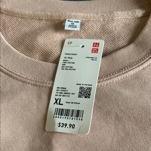 UNIQLO Pink Sweatshirt XL